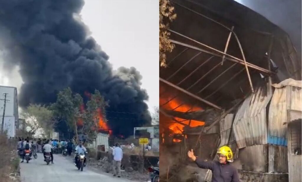 Pune: Fire Destroys 150 Electric Two-Wheelers At Katraj-Gujarwadi Industrial Unit  