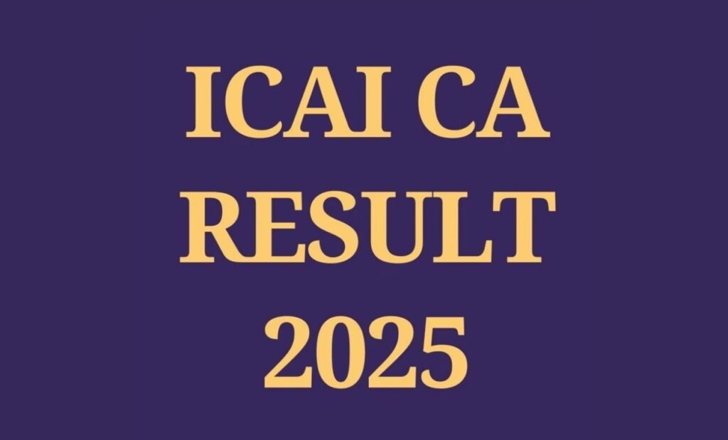 ICAI CA Results 2025 Declared: Hyderabad’s Deepanshi Agarwal Tops CA Intermediate Exam