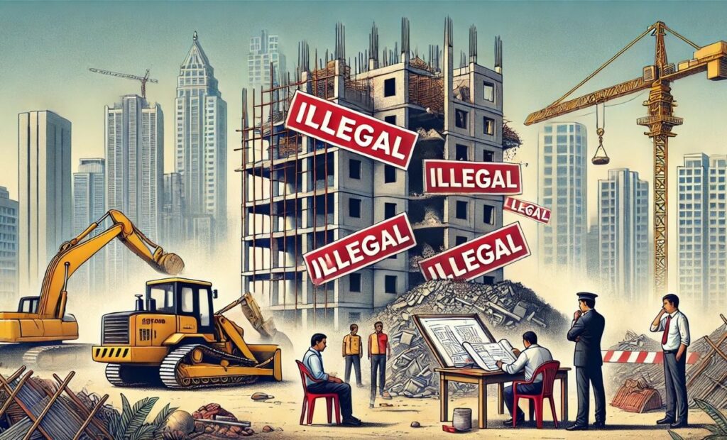 Maharashtra: Local authorities are instructed to establish guidelines for taking action against unauthorized constructions