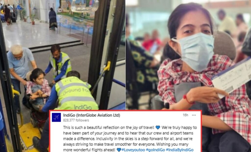 IndiGo Wins Praise for Promoting Inclusive Air Travel with Exceptional Passenger Support for Disabled Travelers