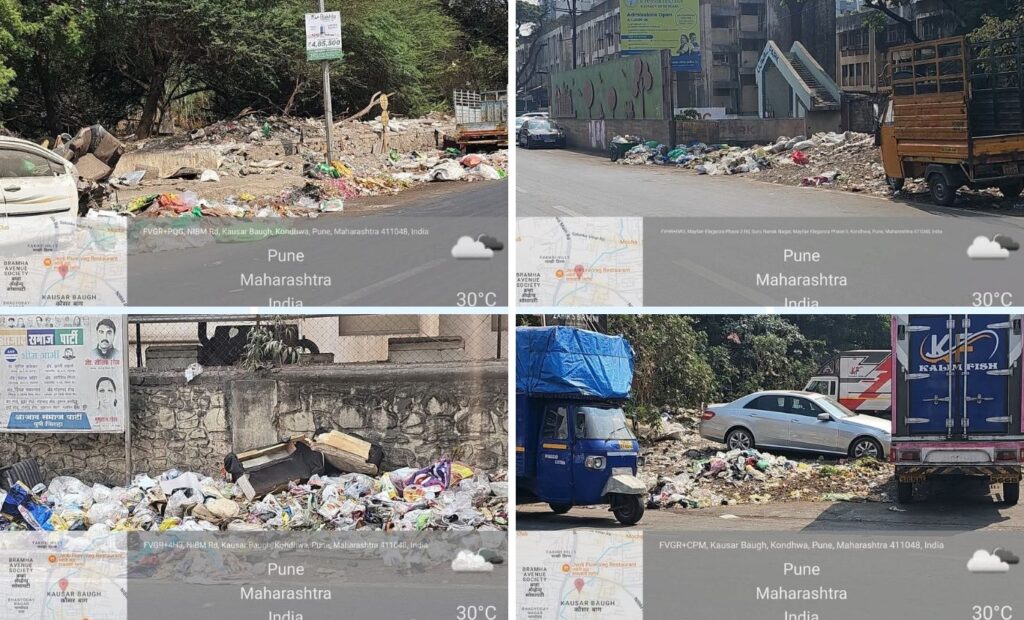 Pune: Parge Nagar Residents From Kondhwa Area Raise Alarm Over Growing Garbage Crisis, Urge PMC For Immediate Action  