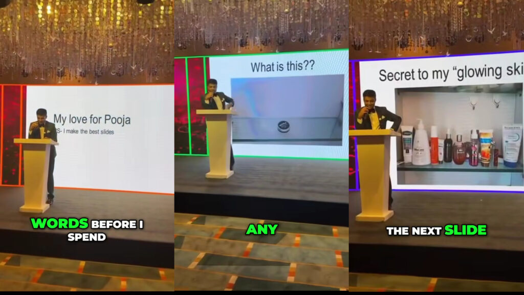 Groom's Creative PowerPoint Presentation Makes Wedding Speech a Viral Hit