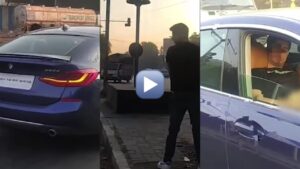 Drunken BMW Driver Stops Car, Urinates on Pune Road; Viral Video Sparks Outrage, Political Leaders Demand Action