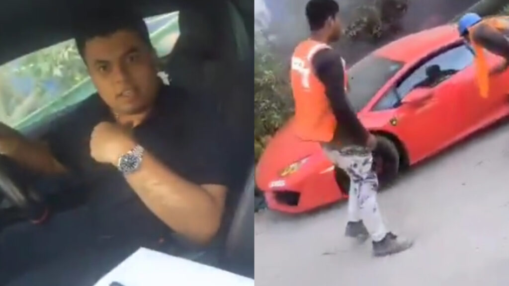 'Koi Mar Kya Gaya Idhar?': Lamborghini Driver’s Heartless Question After Hitting 2 Workers in Noida (VIDEO)