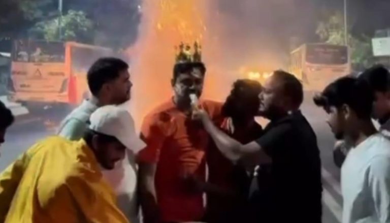 Pune: Pimpri Chinchwad Cops Suspended for Hosting Birthday Party in the Middle of the Street