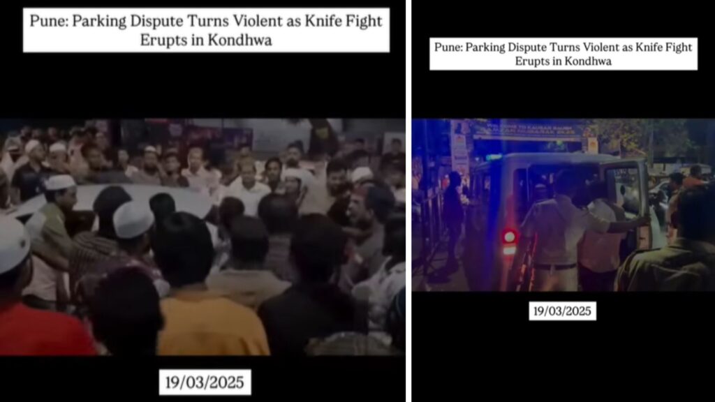 Pune Parking Dispute Turns Violent in Kondhwa; Knife Fight Caught on Camera