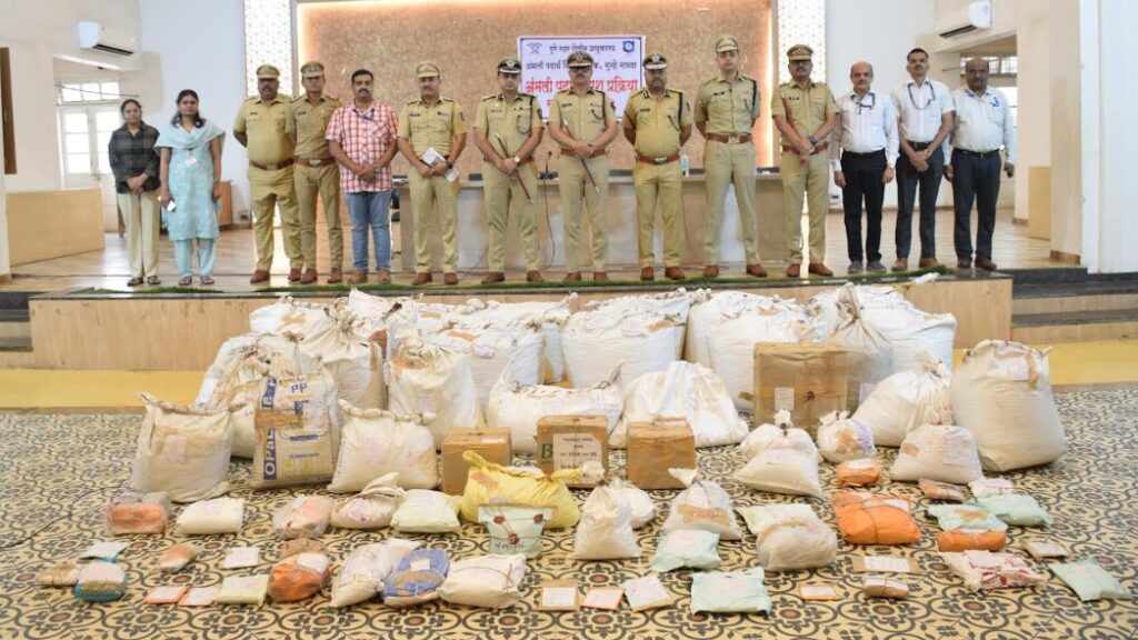 Pune Police to Destroy Seized Narcotics Worth ₹7.76 Crore in Ranjangaon Facility