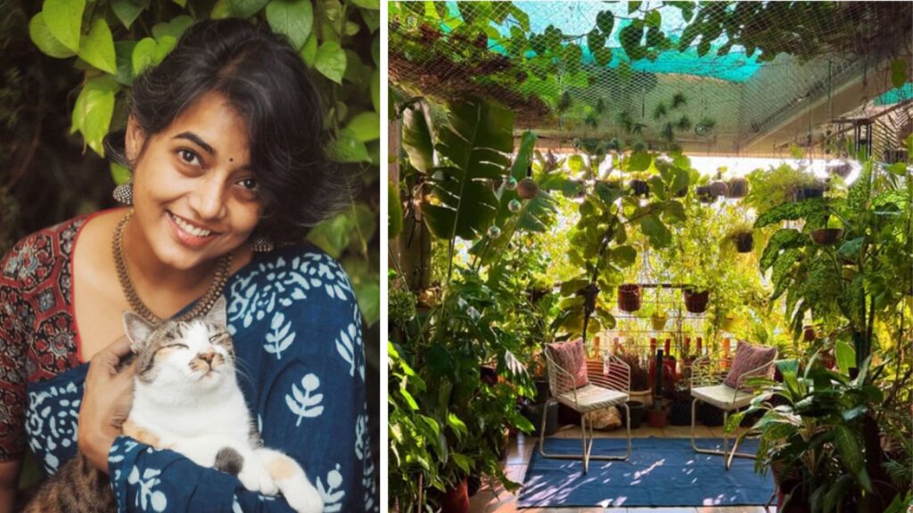 Pune Techie Turns Balcony into Mini Jungle with 500 Plants