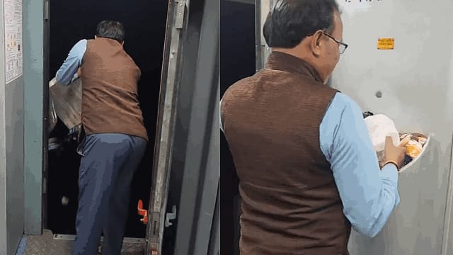 Railways Official Caught Dumping Garbage from Moving Train; Ministry Takes Action