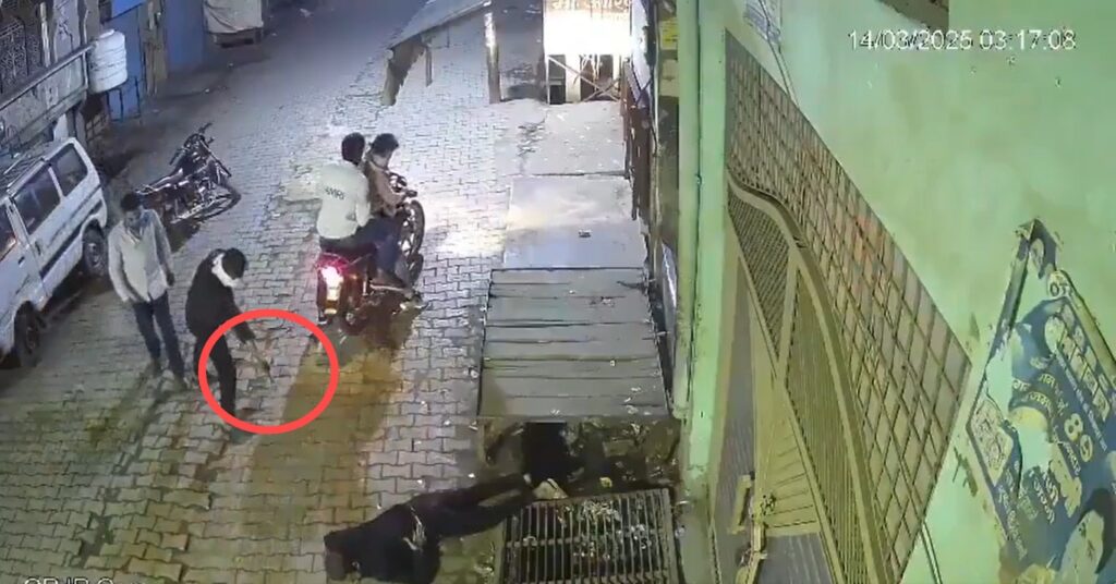 Aligarh Murder: CCTV Captures Masked Assailants Shooting 25-Year-Old Multiple Times