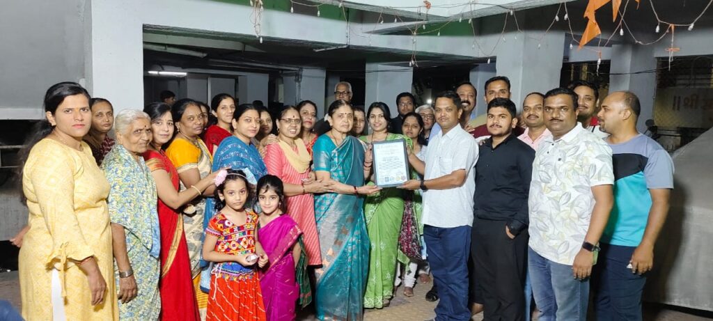 Pune: Sai Angan Co-operative Housing Society From Ambegaon Pathar Receives ISO 9001:2015 Certification