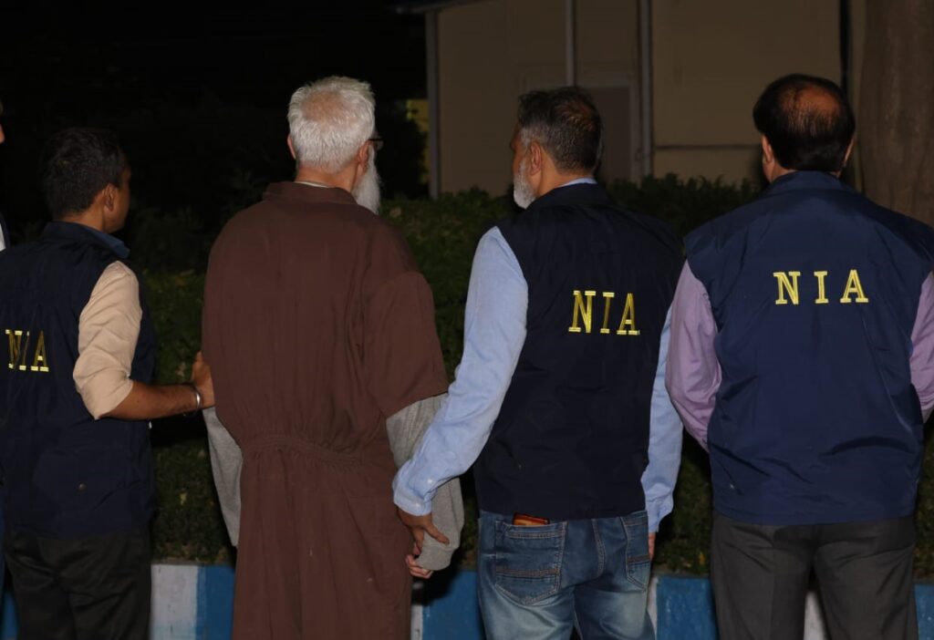 NIA Arrests 26/11 Mumbai Terror Attack Conspirator Tahawwur Rana On Arrival At IGIA In New Delhi 