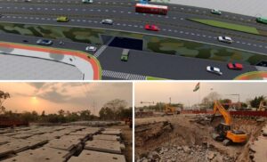 Pune News: PCMC subway project at Rakshak Chowk on Sangvi Kiwale road picks up speed; major relief ahead for daily commuters