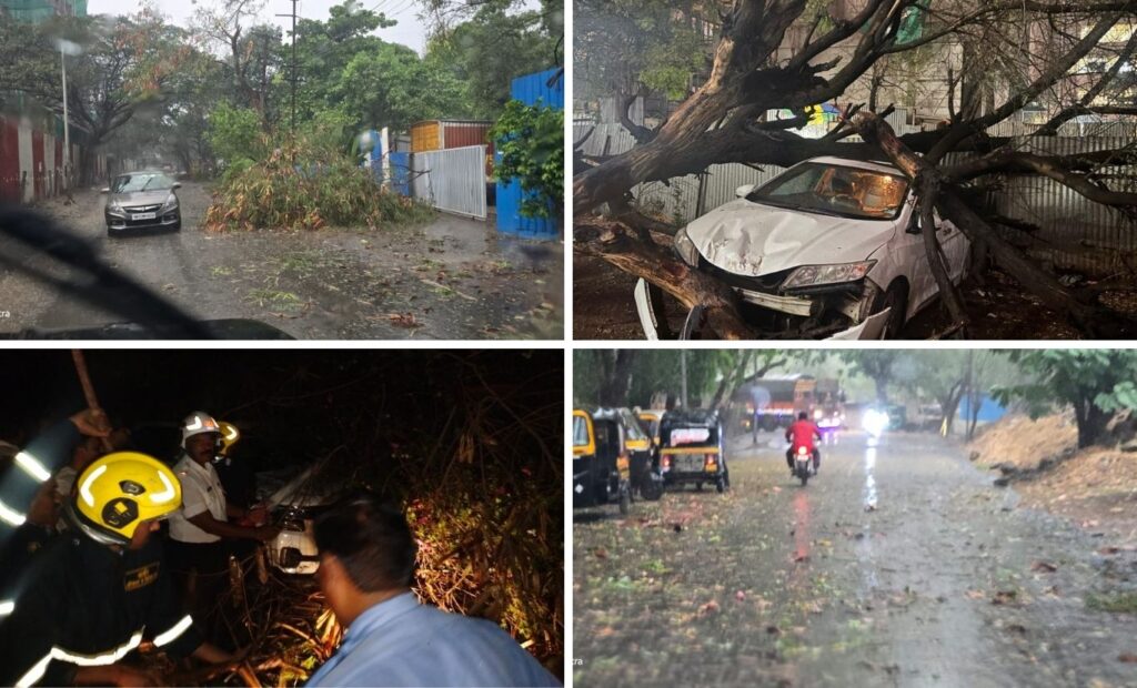 Pune Weather Update: Rain, Hailstorms Bring Relief To Pune From Intense Heat; Power Cuts And Tree Falls Reported