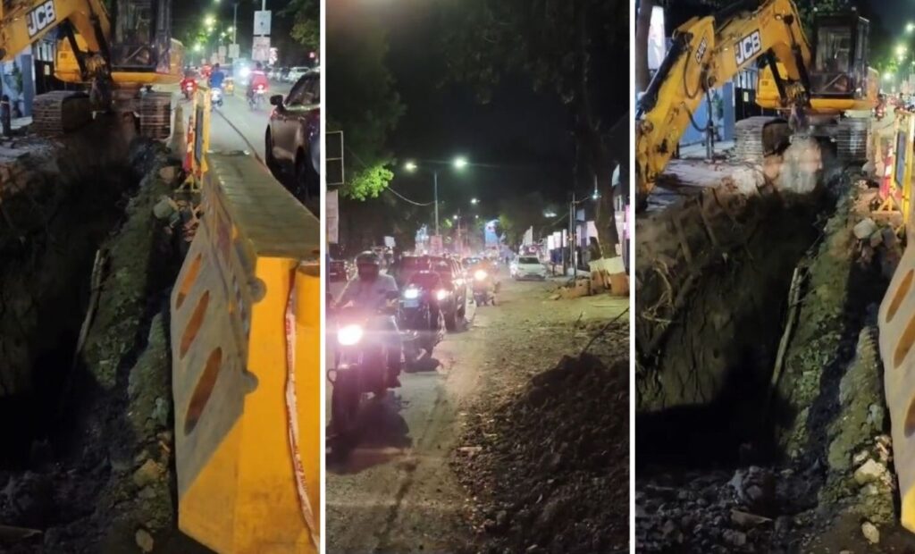 Pune: Unfinished Drainage Work At Wanowrie Chokes Traffic, Angers Residents