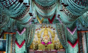 Pune: Over 50 Lakh Jasmine Flowers Adorn Shrimant Dagdusheth Halwai Ganpati Temple For Grand Floral Festival 