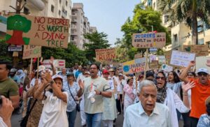 Pune: Kothrud Citizens Protest Against Expansion Of College, Demand Immediate Halt To Construction Activities