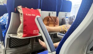 “It’s a Discipline Issue”: Social Media Debates Train Passenger’s Foot-on-Tray Photo