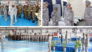 Pune Air Marshal Narmdeshwar Towari, Air Officer Commanding In Chief SWAC Visits Air Force Station, Lohegaon