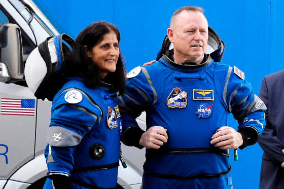 Sunita Williams on India from Space
