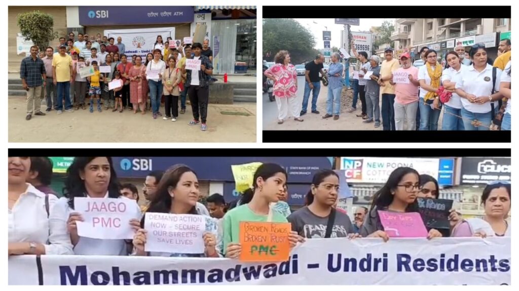 Pune News: Undri And Mohamadwadi Residents Hold Silent Protest Against 25 Years Of Neglect By PMC