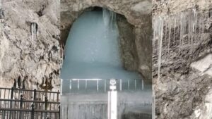 First Visuals Of Amarnath Shivling Released; Yatra To Begin From July 3 Amid Heavy Snowfall Challenges