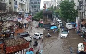 Pune: Heavy Downpour Disrupts Life Near Kad Nagar In Undri