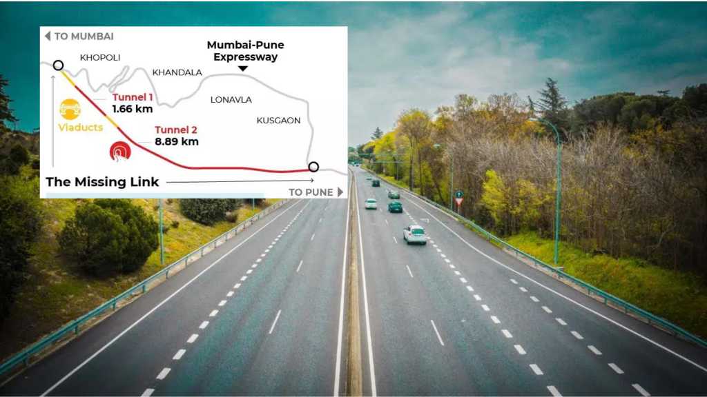 Mumbai-Pune Missing Link 96% Ready, To Open by September 2025