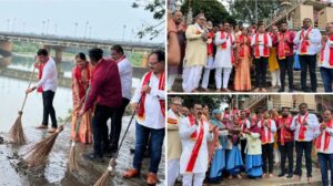 Pimpri: BJP Hosts Ganga Pujan and Cleanliness Drives to Mark Ahilyadevi Holkar's 300th Birth Anniversary