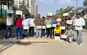 Pune Majestique Rhythm County Residents From Handewadi Protest Against Hazardous, Unauthorized Speed Breakers