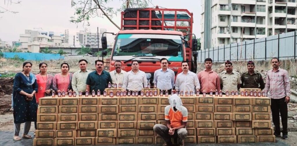 Pune News Liquor Worth ₹25 Lakh Smuggled From Goa Seized In Pimpri-Chinchwad; One Arrested