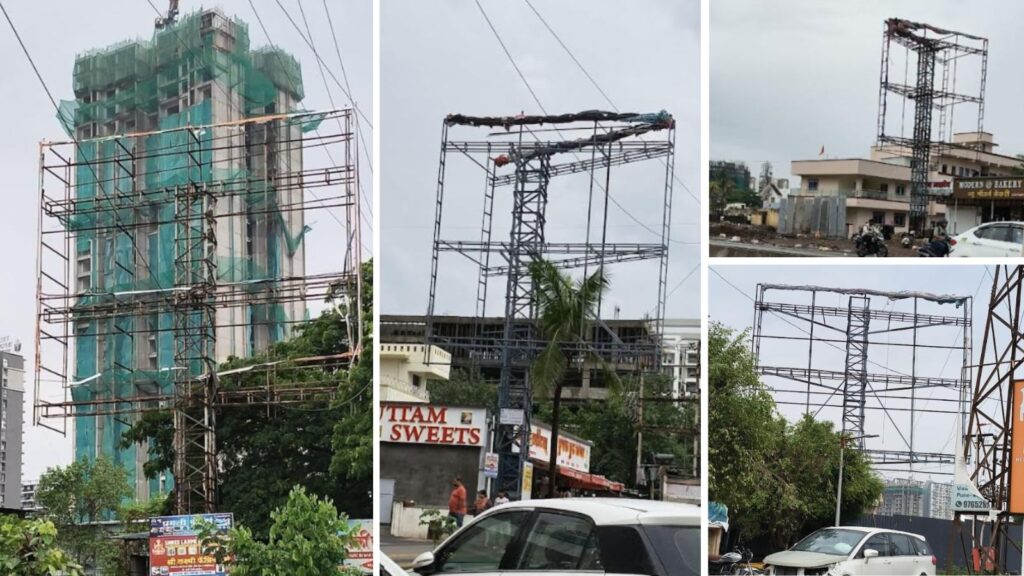 Pune News PCMC Advances Hoarding Flex Removal Amid Pre-Monsoon Rain Alert