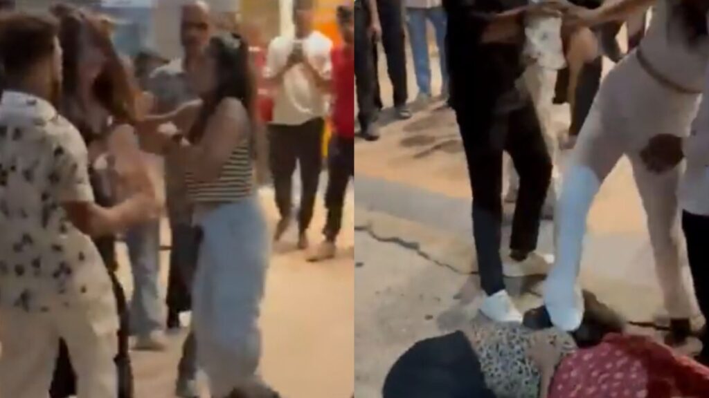 Violent Street Fight Between Girls in Indore Caught on Camera; FIR Registered After Video Goes Viral
