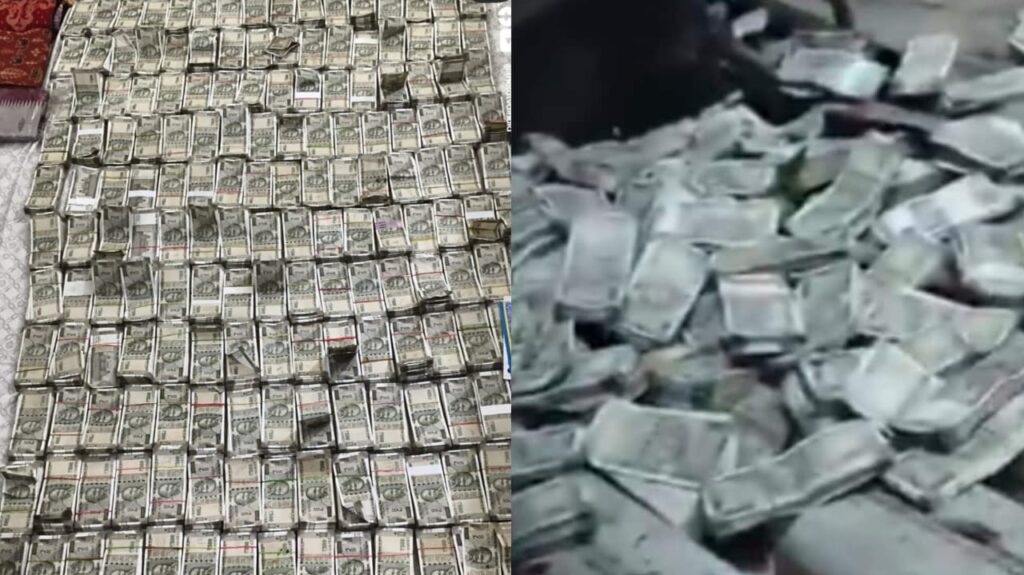 Watch Cash Showers in Bhubaneswar: Odisha Engineer Tries to Dump Crores Through Window During Vigilance Raid