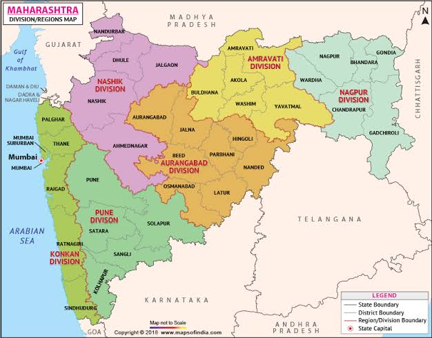 Which is the largest district in Maharashtra