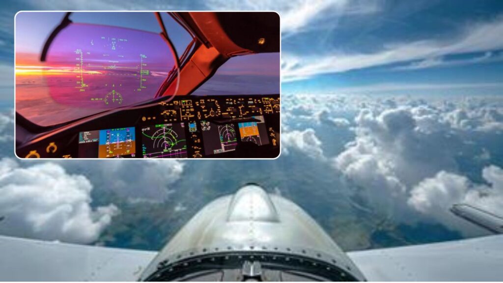 against-a-backdrop-of-fluffy-white-clouds-a-pilot-expertly-maneuvers-his-aircraft-through-the-sky-captured-in-a-moment-of-peaceful-solitude-the-peacefulness-of-the-scene-is-only-photo