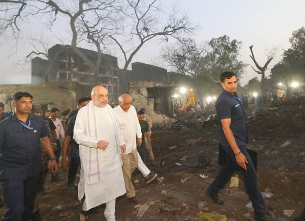 Amit Shah: DNA Testing Crucial To Confirm Death Toll In Ahmedabad Air Crash 