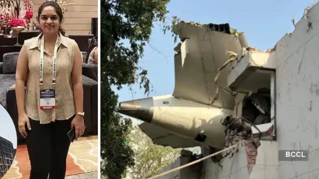 Air India Plane Crash in Ahmedabad: Akola Student Aishwarya Escapes from Fire and Smoke with Blanket Wrapped Around Her