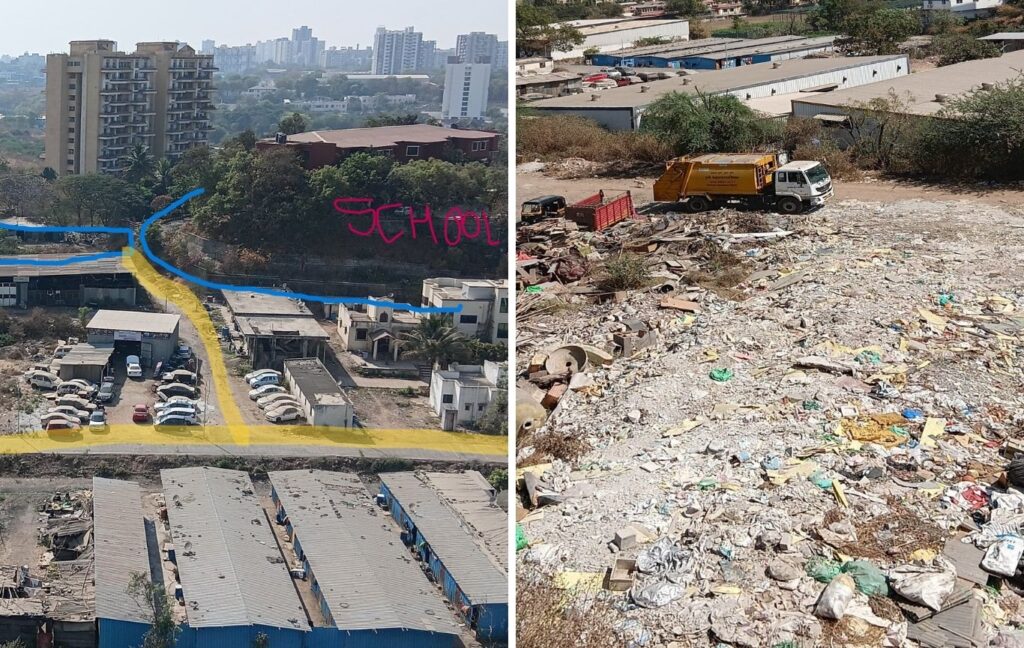 Pune: Residents Catch PMC Vehicle Dumping Waste In Pisoli, Raise Doubts Over Civic Body’s Role In Ongoing Illegal Activity