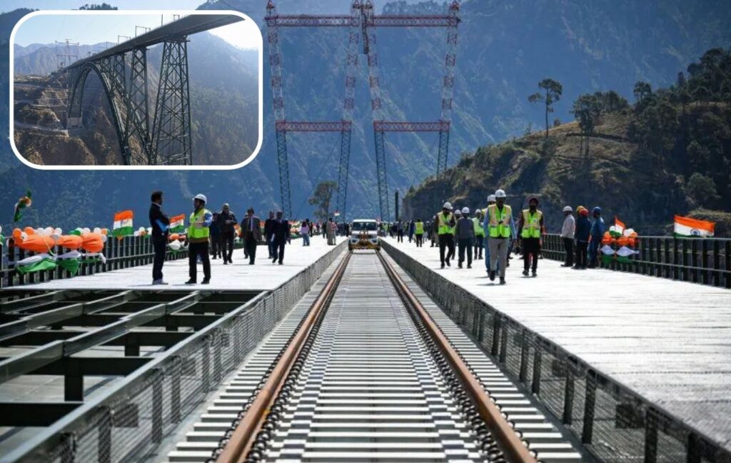 35 metres taller than the Eiffel Tower: India Unveils the World's Highest Single-Arch Railway Bridge in Kashmir