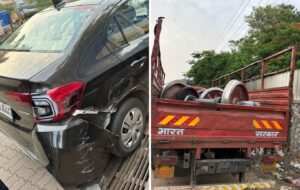 Pune: Reckless Truck Driver Carrying Material For Diesel Loco Shed Drags Car For 500 Metres In Ghorpadi 