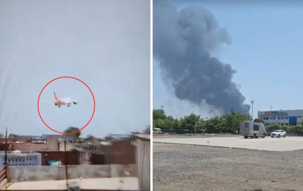Air India Flight To London Crashes Minutes After Takeoff from Ahmedabad with 242 Onboard; Rescue Ops Underway