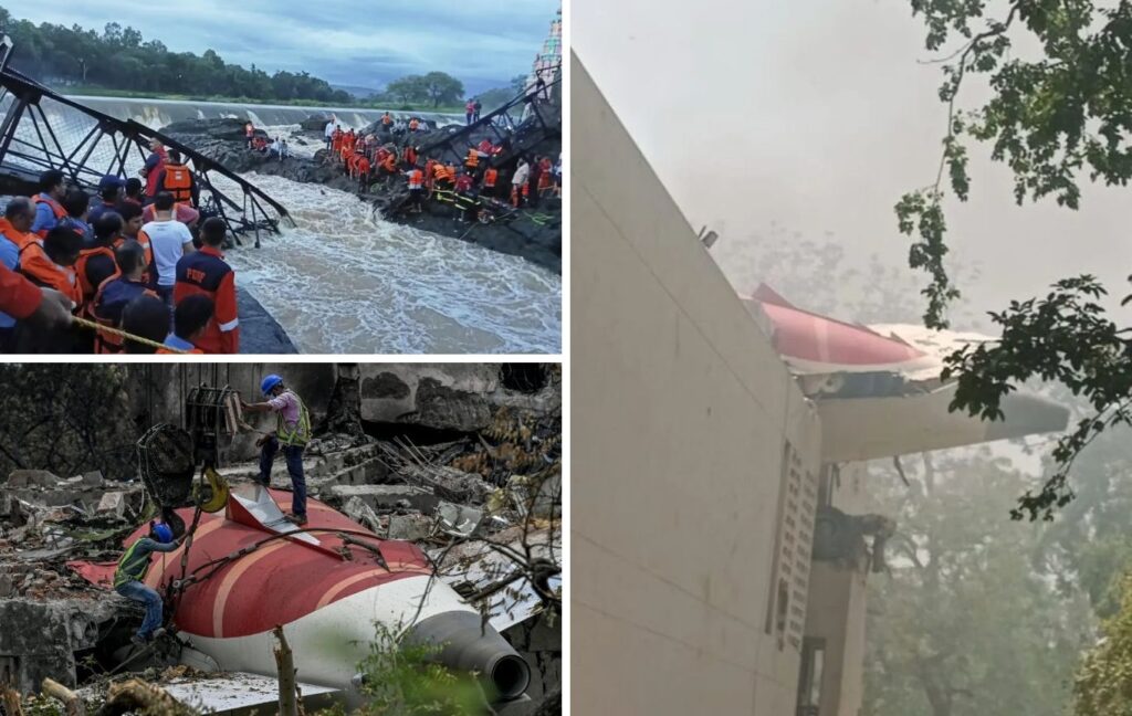 Worst Year 2025: Social Media Outrage After Pune Bridge Collapse, Ahmedabad Flight Tragedy, and Kedarnath Helicopter Crash
