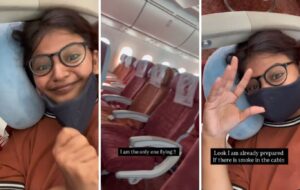 ‘Mil Gye Views?’: Woman Faces Backlash for Filming Empty Air India Flight a Day After Ahmedabad Crash
