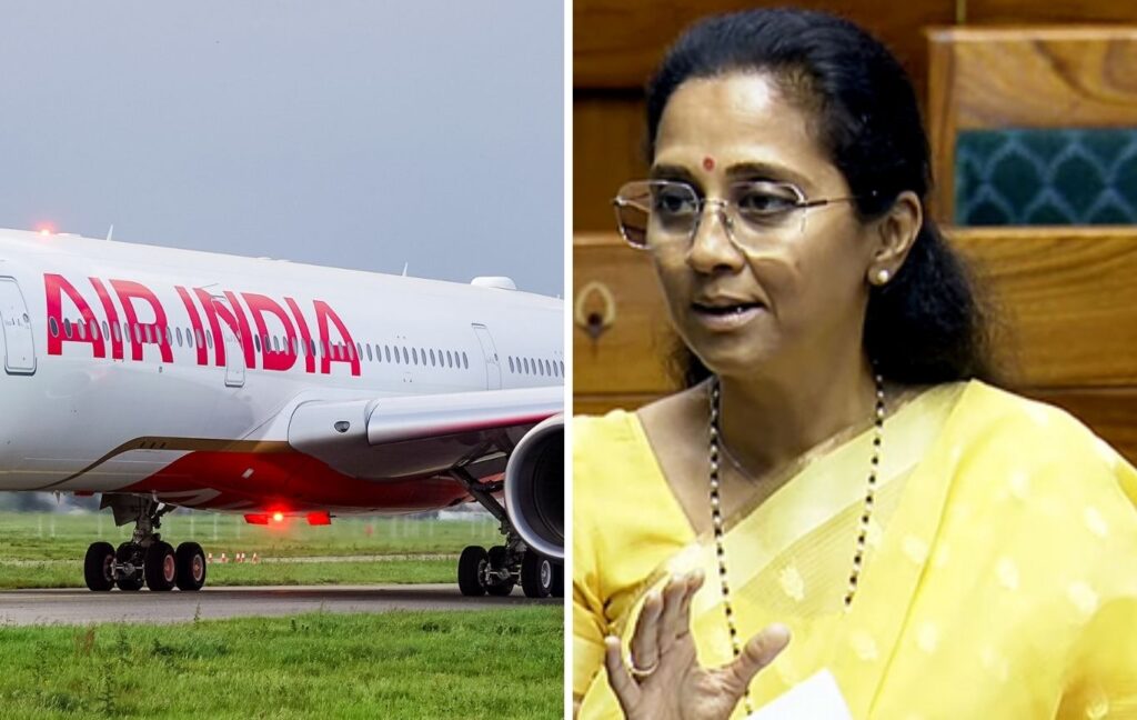 Supriya Sule Slams Air India Over 3-Hour Delhi-Pune Flight Delay; Civil Aviation Minister, Airline Respond