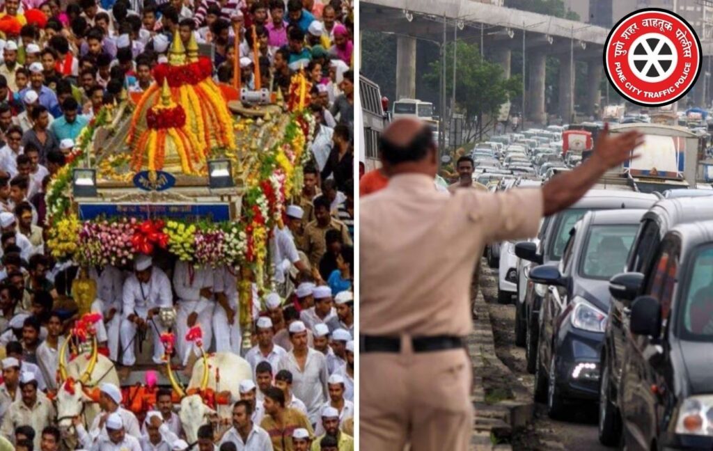 Pune Traffic Alert: Major Road Closures and Diversions from June 20–23 for Palkhi 2025 Procession