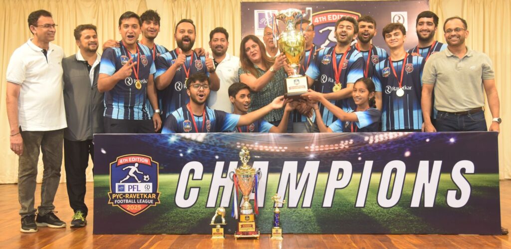 Pune: Titans emerge champion at 4th Edition of PYC Ravetkar Football League 2025