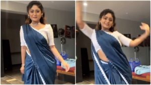 Sanjana Kale’s Sizzling Saree Dance on ‘Shaky’ Takes the Spotlight as Sanju Rathod’s Track Trends