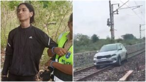 Video: Woman Drives Car on Railway Line Near Hyderabad, Disrupts Multiple Train Services