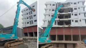Pune: PMRDA Demolishes Illegal Six-Storey Building In Marunji Amid Ongoing Crackdown